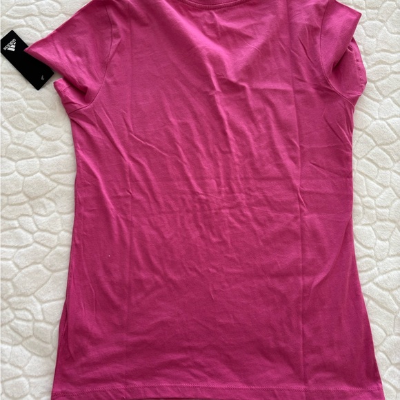 Adidas Women's Golf Pink V-Neck Top - Picture 7 of 7